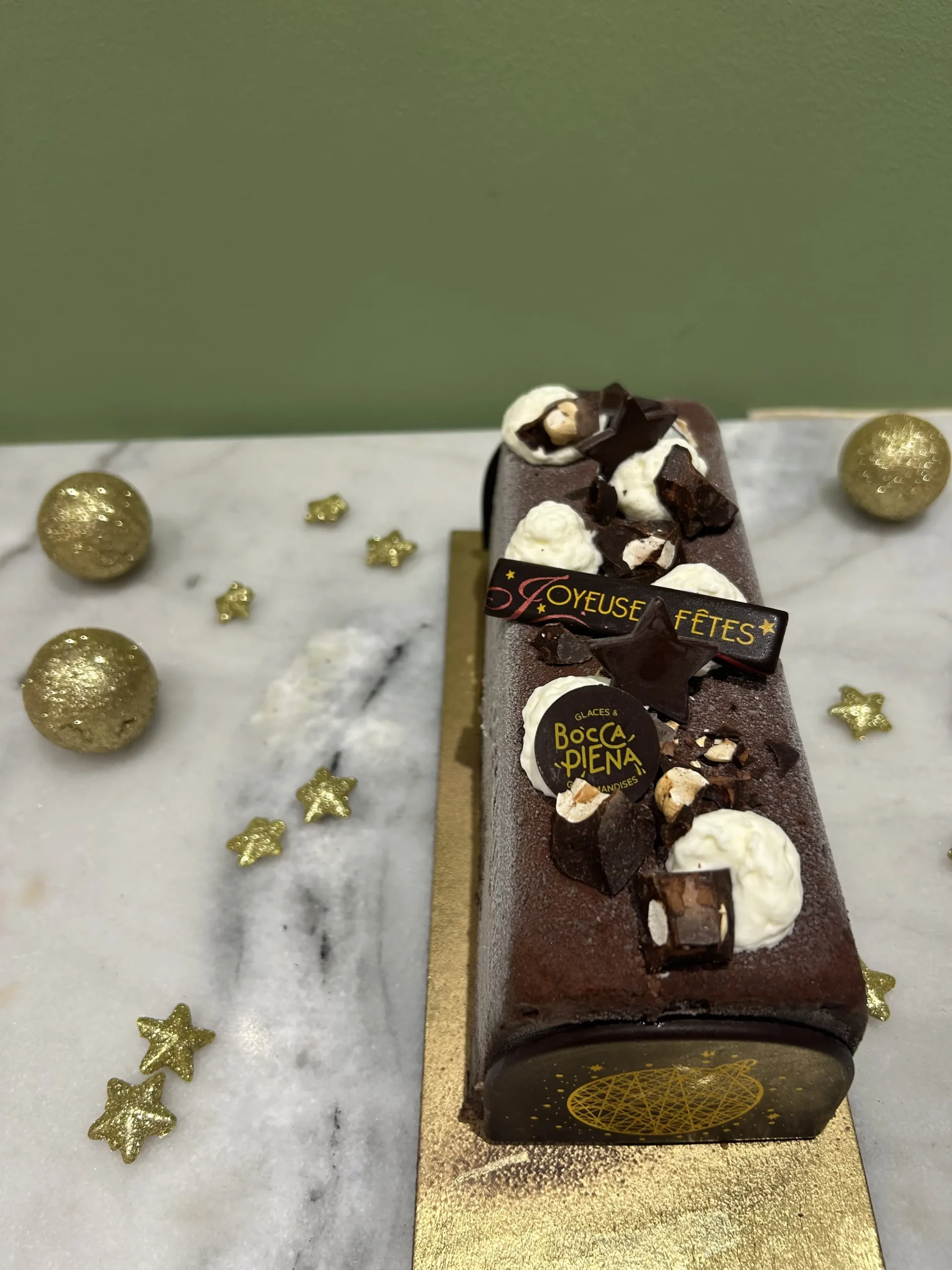 Bûche glacée noisette